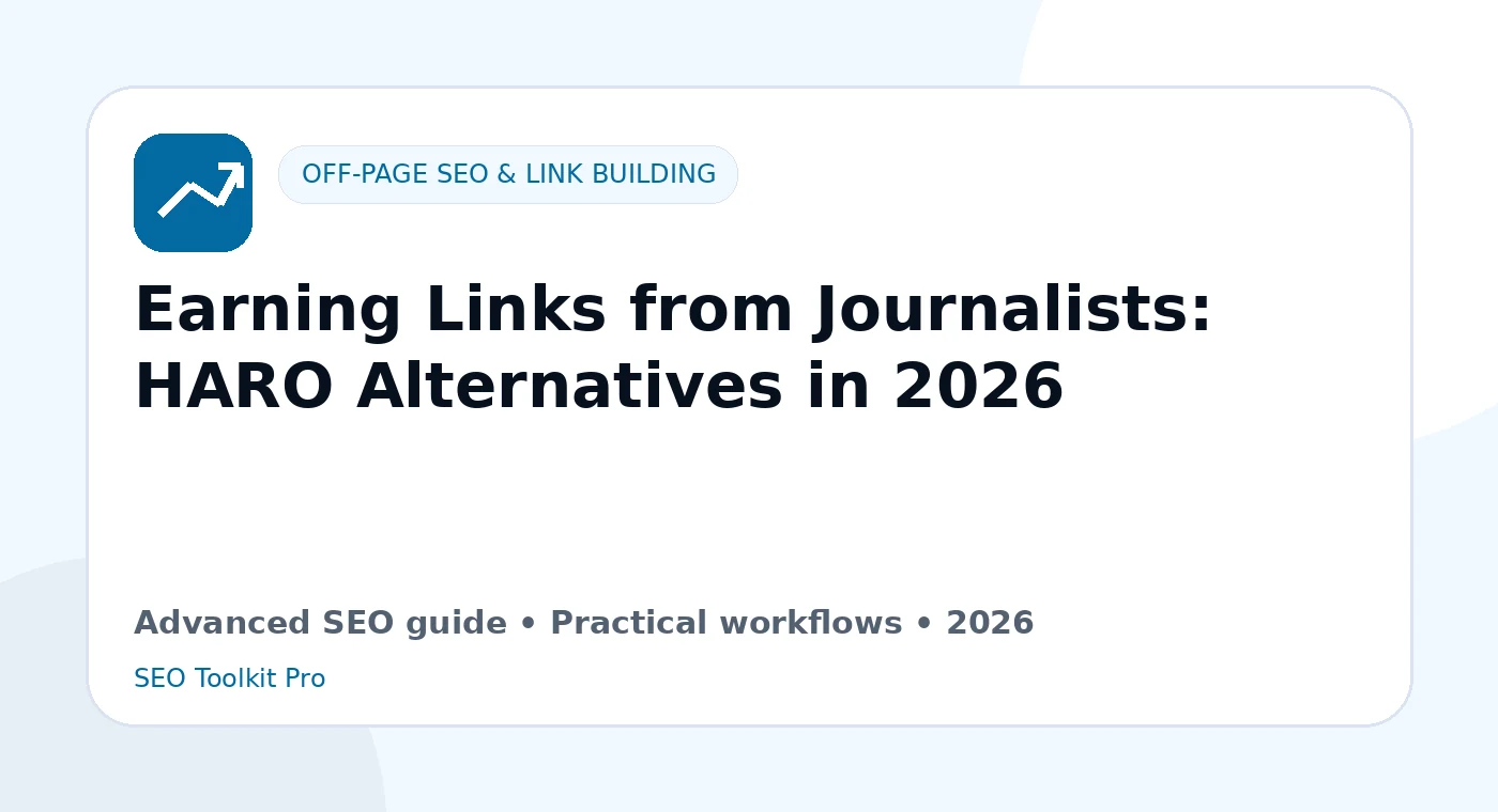 Earning Links from Journalists: HARO Alternatives in 2026