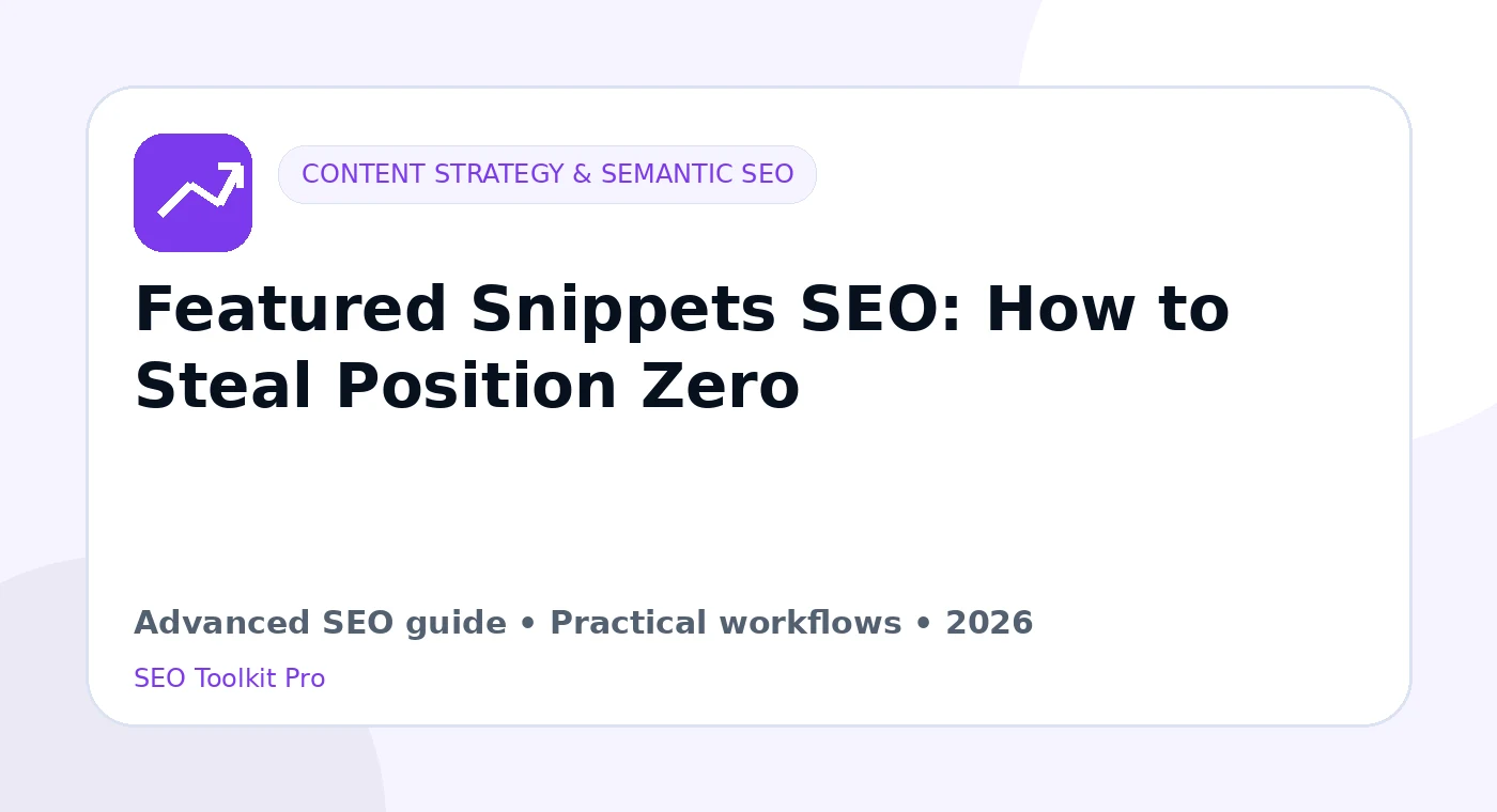 Featured Sökresultat SEO: How to Steal Position Zero