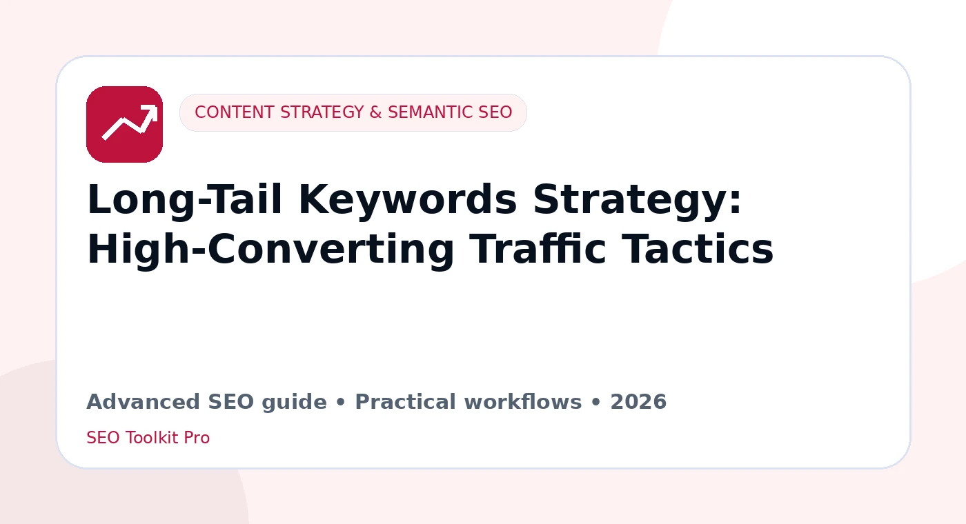 Long-Tail Keywords Strategy: High-Converting Traffic Tactics